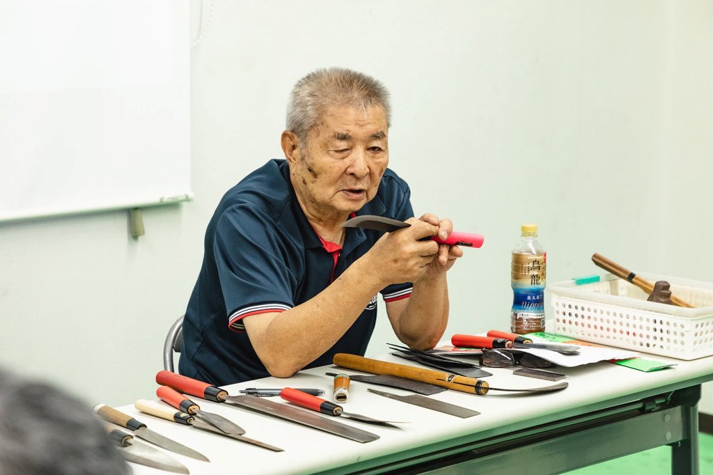 福井県越前市／伝統工芸&times;ビジネス／企業研修プログラム／タケフナイフビレッジ／伝統工芸士・加茂勝康氏
